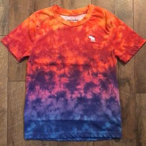 Abercrombie kids tie dye tee